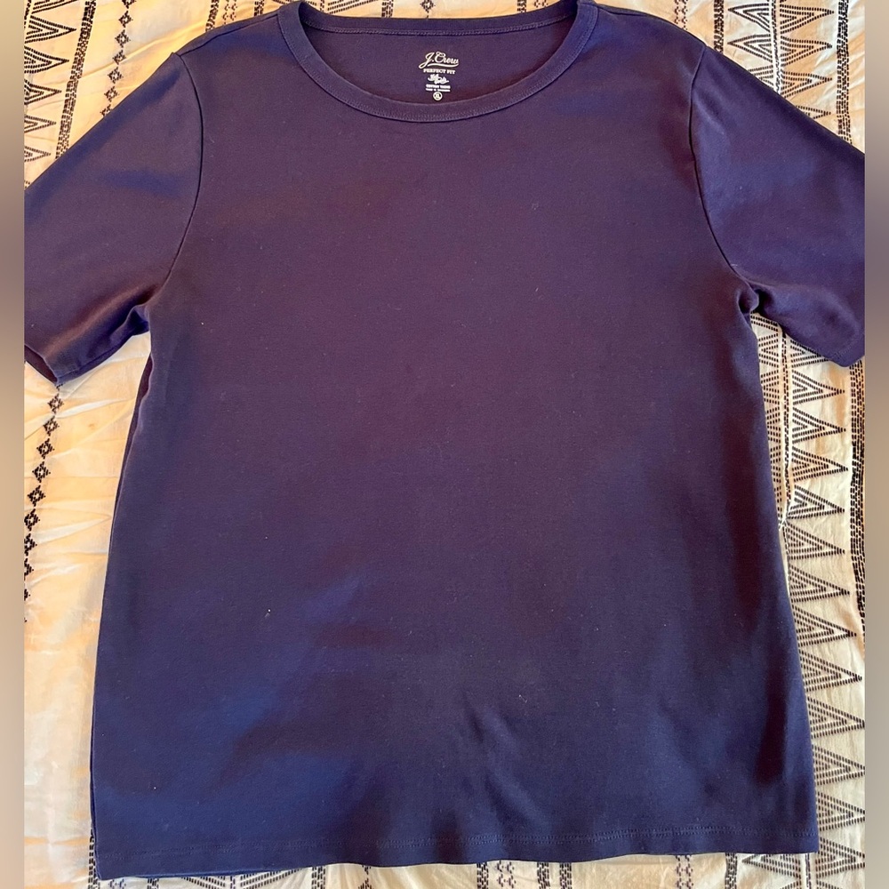 J Crew Navy Tee Shirt